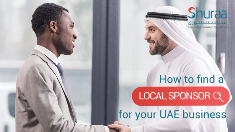 Local sponsor for your business in Dubai