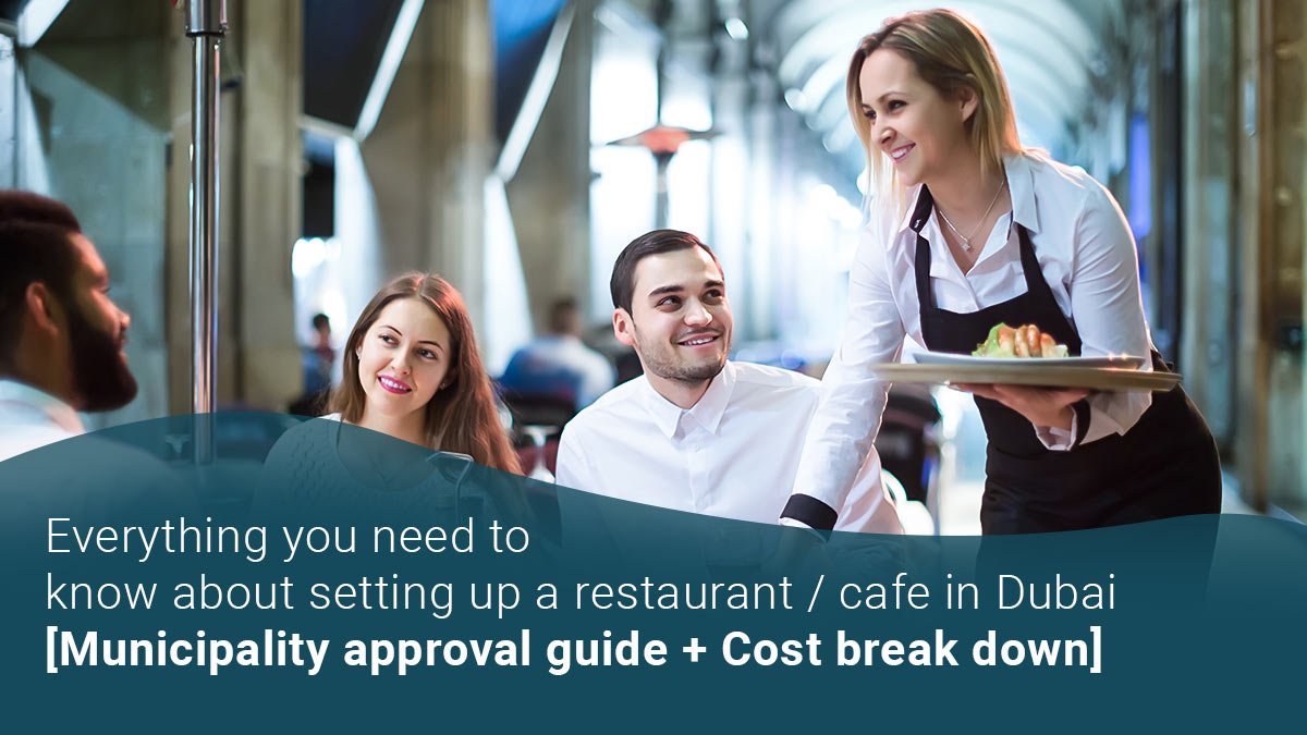 What is the cost of opening a cafeteria in Dubai?