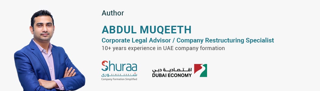Abdul Muqeeth, Corporate Legal Advisor/Company Restructuring Specialist, Shuraa Business Setup