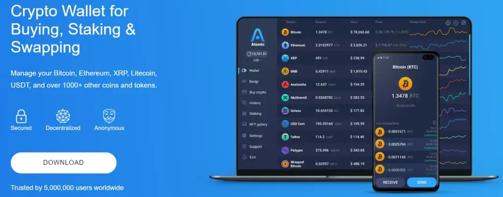 atomic crypto wallet