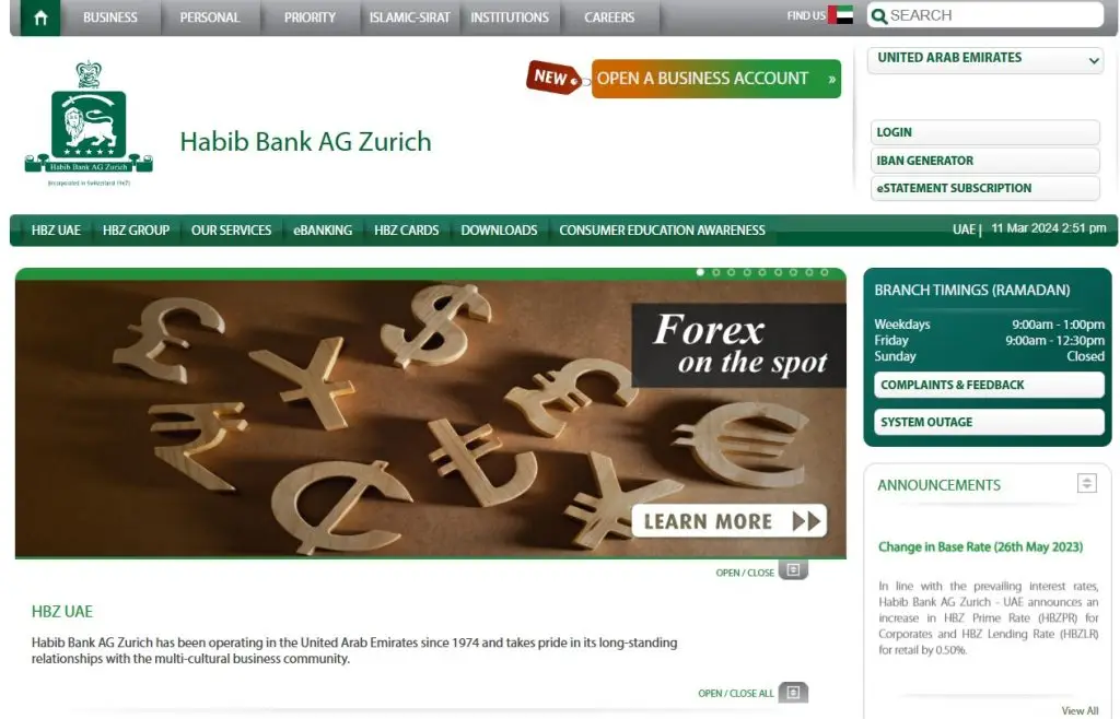 Habib Bank AG Zurich